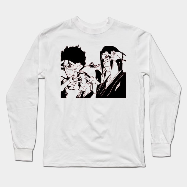 Samurai Champloo Mugen Jin and Fuu Long Sleeve T-Shirt by OtakuPapercraft